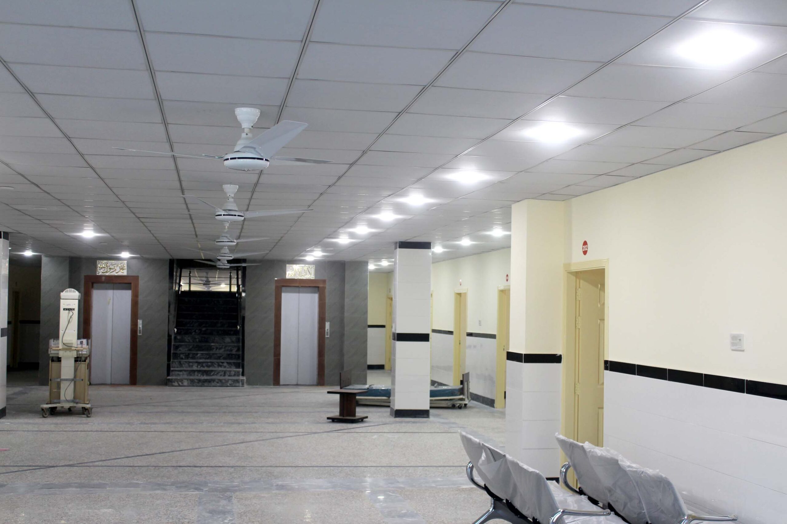 Multi-storey building facade